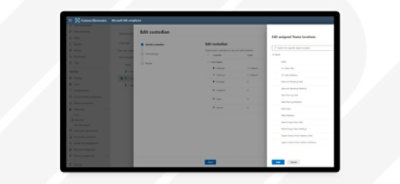 Editar ubicaciones de Teams asignadas en Cumplimiento de Microsoft 365.