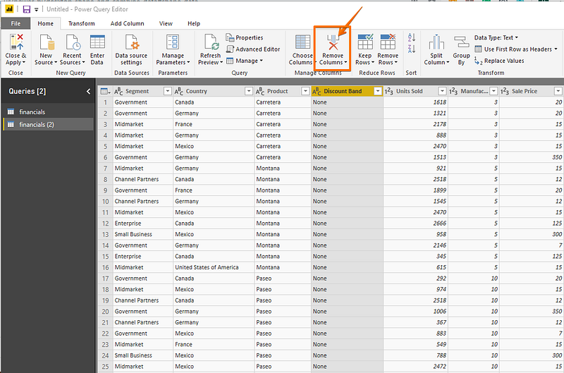 Transforming Data with Power BI
