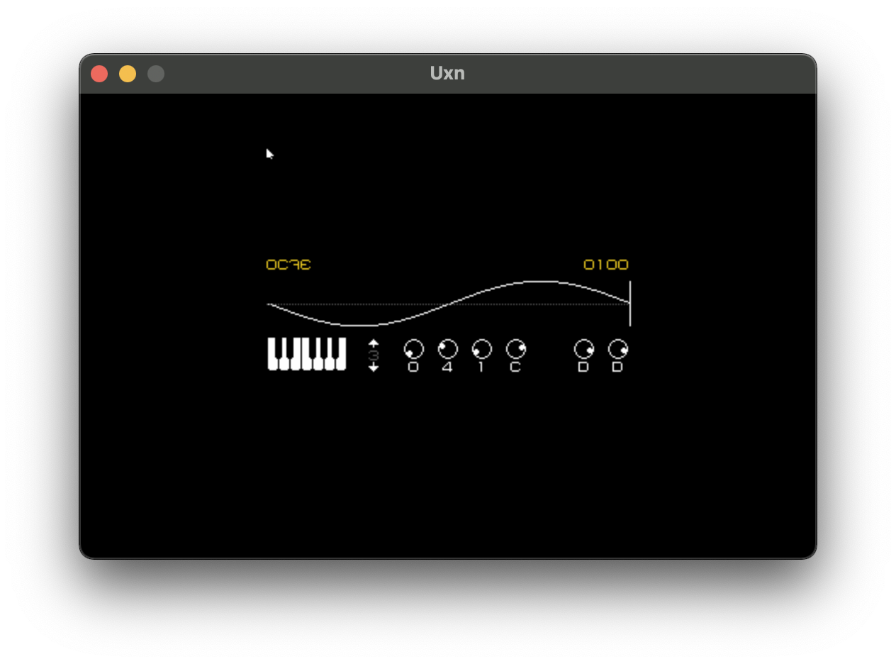 Uxn’s piano rom