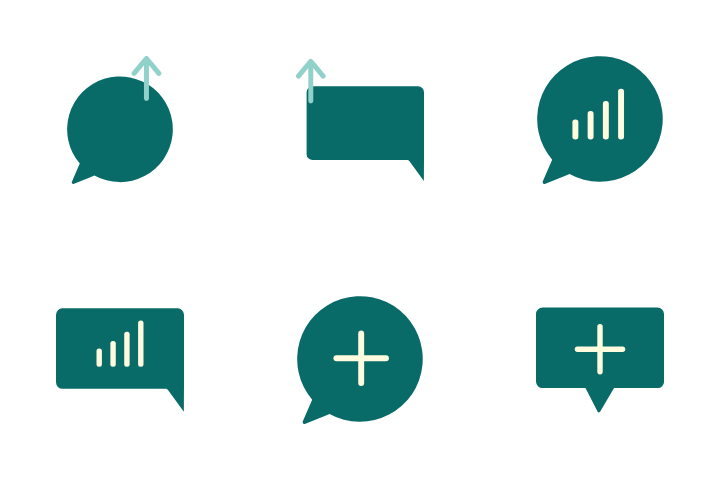 채팅 아이콘 팩