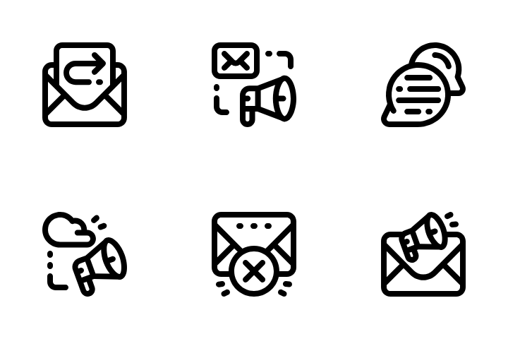 Email Campaign Icon Pack