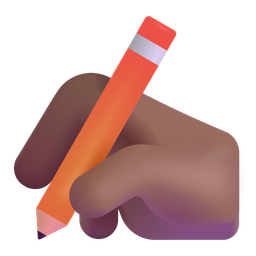 Free 손 색상 중간 어두움 아이콘