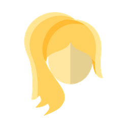 Free Visage Fille Plier Icône