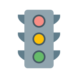Free Crossroad Light Road Icon