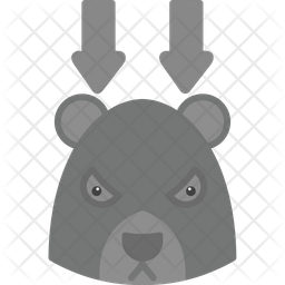 약세 시장  아이콘