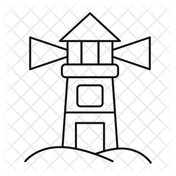 등대 등대탑 타워 아이콘