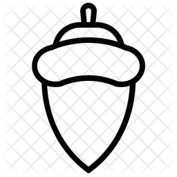 どんぐり、木の実、ドングリ アイコン