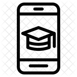 업적 학위 학위 모자 아이콘