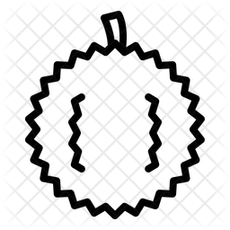 ドリアン、フルーツ、フルーティー アイコン