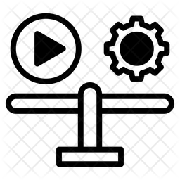 일과 삶의 균형 일 균형 아이콘