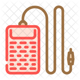 縫製、足、ペダル アイコン