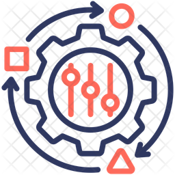 適応性、設定、調整 アイコン