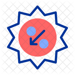 大幅割引、大幅な節約、大特価 アイコン