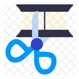 カット、トリム、編集 アイコン