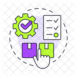 제품 비즈니스 구성 아이콘