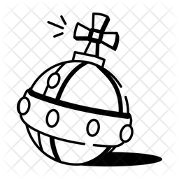 왕실 구슬 홀 예복 아이콘