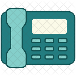 電話、電話、ファックス アイコン