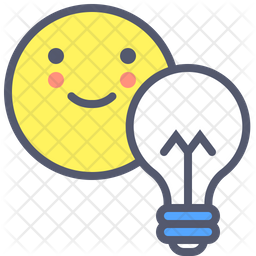 電球、アイデア、知性 アイコン