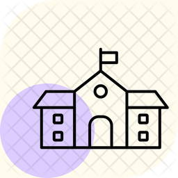 学校のキャンパス、学校、キャンパス アイコン