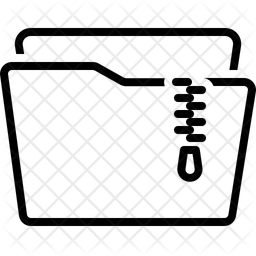 圧縮フォルダ、zip 形式フォルダ、圧縮 アイコン