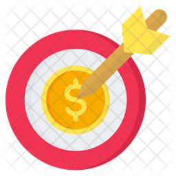 타겟 마켓 타겟 마케팅 아이콘