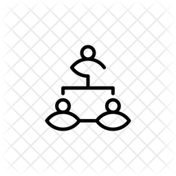 オフィスでのチームワーク、つながり、ネットワーク アイコン