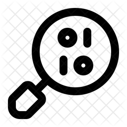 이진 데이터 데이터 검색 이진 검색 아이콘