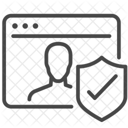 データプライバシー、ユーザー保護、ユーザーセキュリティ アイコン