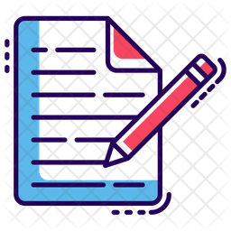 서명 계약 합의 아이콘