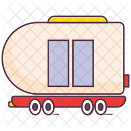 地下鉄、路面電車、公共交通機関 アイコン