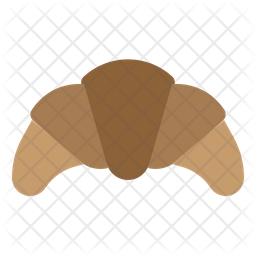 아침식사 탄수화물 크로아상 아이콘