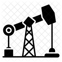 석유 장비 오일 펌프 석유 산업 아이콘