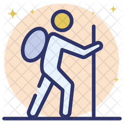 탐험가 모험가 여행자 아이콘