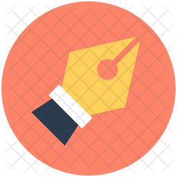 ペン、ペン先、ペン先 アイコン