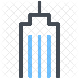 건물 도시 시내 아이콘