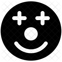 조커 광대 얼굴 아이콘