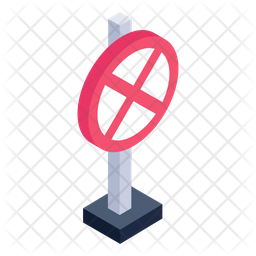 도로 폐쇄 보드 도로 폐쇄 표지판 교차 표지판 아이콘