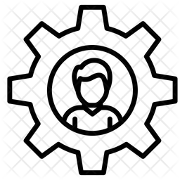 톱니바퀴 아바타 설정 아이콘