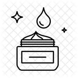 페이스 크림 크림 화장품 아이콘