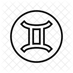 쌍둥이자리 황도대 점성술 아이콘