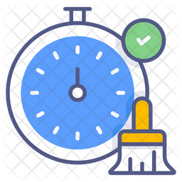 일상 청소 청소 아이콘