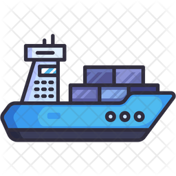 화물선 화물 물류 아이콘