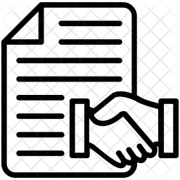 合意、契約、支払い アイコン