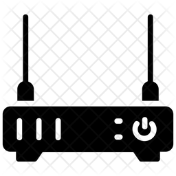 ワイヤレスモデム、ワイヤレス接続、インターネット接続 アイコン