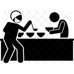 매점 음식 준비 아이콘