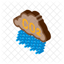 Acid Rain Climate Icon