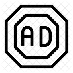 Ad Blocker No Advertisement Ad Block Icon