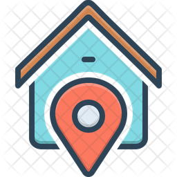 Address Trace Pin Code Icon