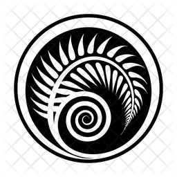 Adlerfarn Logo Natur Pflanze Symbol