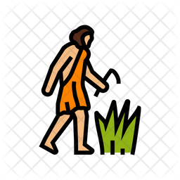 Agricultural Revolution Human Icon